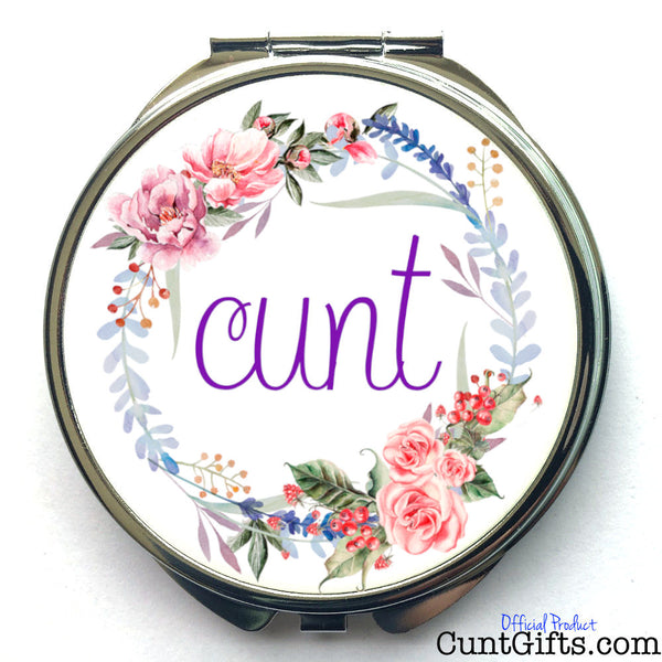 Floral Cunt - Compact mirror