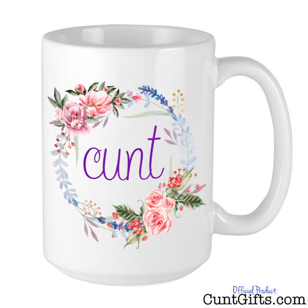 Floral Cunt Mug