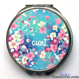 Flower Cunt Compact Mirror - Closed