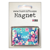 Flower Cunt Magnet in packaging