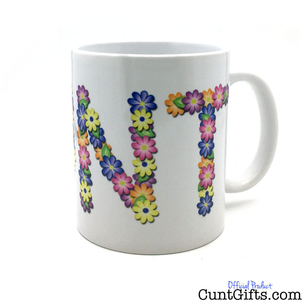 Flowery Cunt Mug - Back