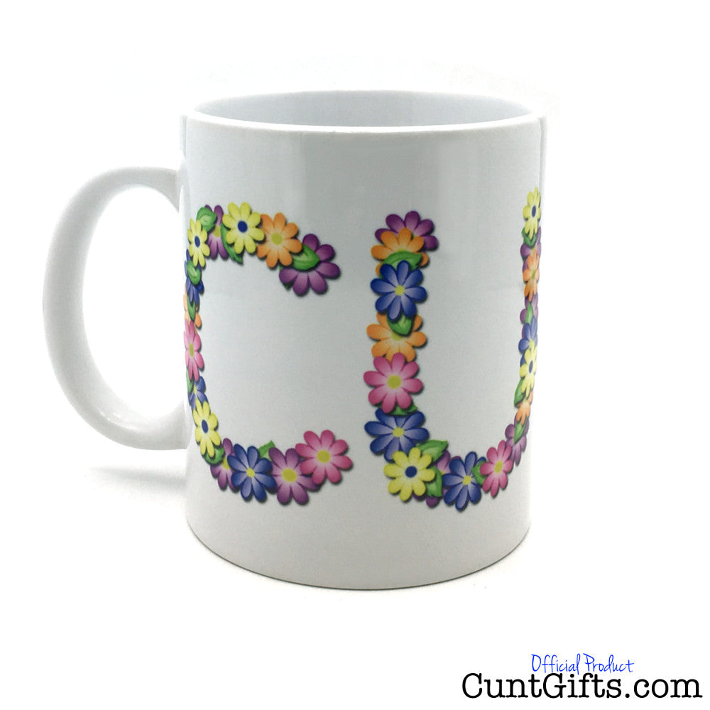 Flowery Cunt Mug - Front