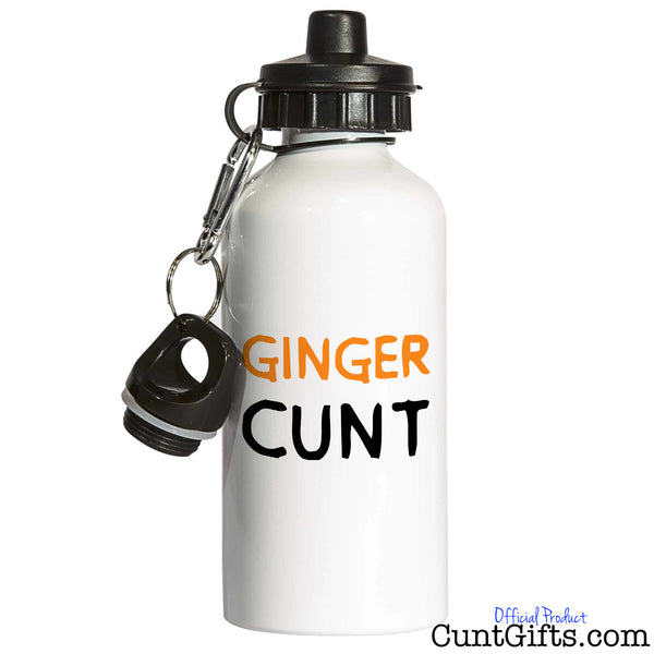 Ginger Cunt - Water Bottle in white