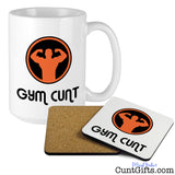 Gym Cunt - Mug and Drinks Coaster