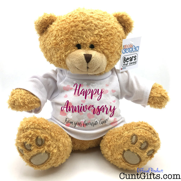 Happy Anniversary from your favourite cunt - Bear
