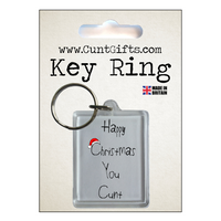 Happy Christmas You Cunt - Key Ring in Packaging nl