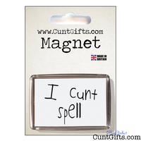 I Cunt Spell - Magnet in packaging
