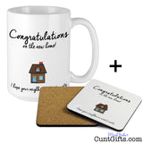 I hope your neighbours aren't cunts - Mug and Drinks Coaster