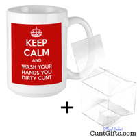 Keep Calm & Wash Your Hands You Dirty Cunt - Coronavirus Mug Box