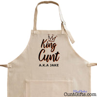 King Cunt AKA Anyname - Personalised Apron Close 2