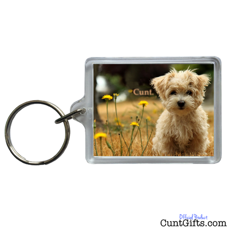 "Little Dog Cunt" - Keyring