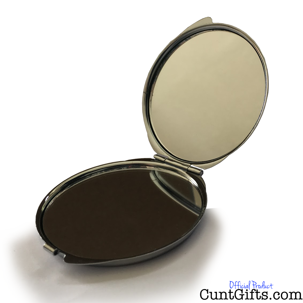 "Miss Cunt." - Compact Mirror Open
