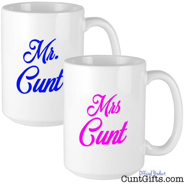 "Mr. & Mrs. Cunt" - Mug TWINPACK