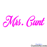 Mrs. Cunt Apron Design