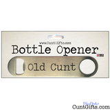 "Old Cunt" Bottle Opener in packaging