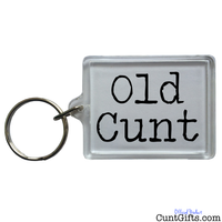 "Old Cunt" - Key ring