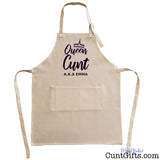 Queen Cunt AKA Anyname - Personalised Apron