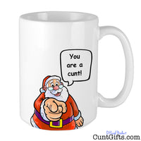 Santa says your a cunt - Mug