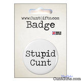Stupid Cunt - Badge & Packaging