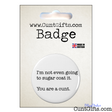 Suger Coat It You're a Cunt - Pin  Badge in Packaging