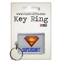Supercunt - Key Ring in Packaging nl