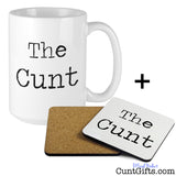 The Cunt - Mug and Drinks Coaster