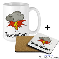 ThunderCunt Mug and Drinks Coaster