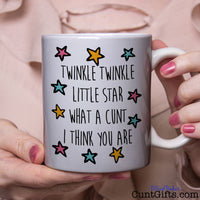 Twinkle Twinkle Little Cunt - Mug Pink Blouse