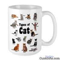 Types of Cats Cunt - Mug