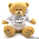 You are a cunt and that's why we get on Teddy Bear.